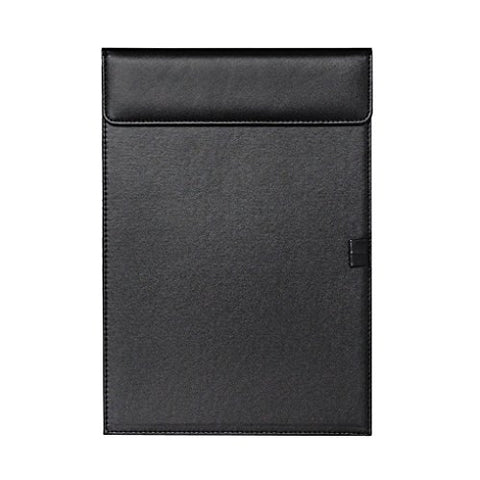 Office Magnetic Clipboard Business Meeting Writing Pad PU Leather Letter Size Conference Pad Hardboard Resume Paper Document Organizer Holder Profile Drawing Clip Board Desk Blotter Mat with Pen Loop