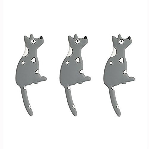 Set of 3 Dog Refrigerator Magnets Hooks,Mexidi Heavy Duty Magnet Calendar Magnet Cabinets Whiteboard Magnets for School Home Office (3Packs, 25.2Inch)