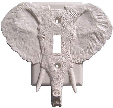 Elephant Wall PLate Single Toggle Light Switch Cover Jewelry & Key Holder