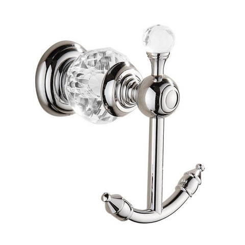 Kabter Brass Coat Hooks Chrome