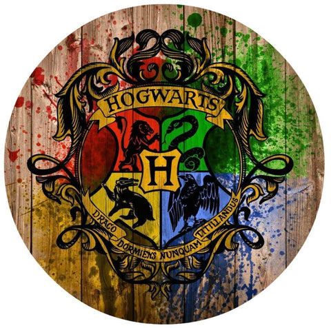 Harry Potter Hogwarts Edible Image Photo 8" Round Cake Topper Sheet Personalized Custom Customized Birthday Party
