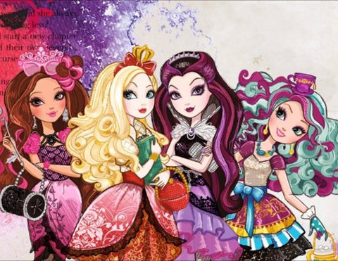 Ever After High Edible Image Photo Cake Topper Sheet Birthday Party Event - 1/4 Sheet - 79872