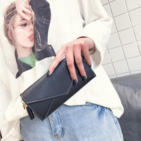 PU Leather Tassel Wallet