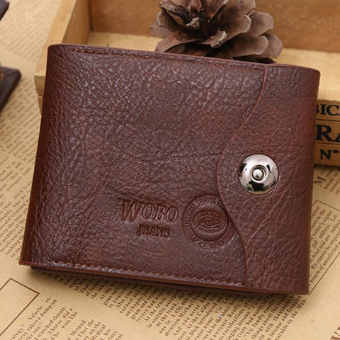 Leather Organizer Bifold Purse