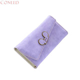 CONEED 2018Fashion designer Color Scrubs Long Women Wallet Ladies Mickey Purse Coin purses holders Lady Pocket Wallets July2720x
