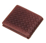100% top quality cow men wallets luxury,dollar price short style male purse,knitting wallet