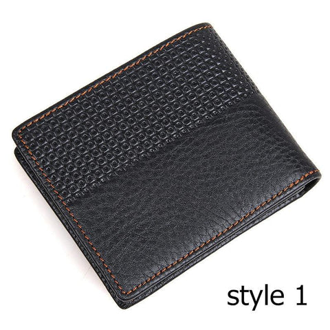 2017 Ho High Quality Genuine Leather Walle Men Wallets Fashion Organizer Purse pattern 8147