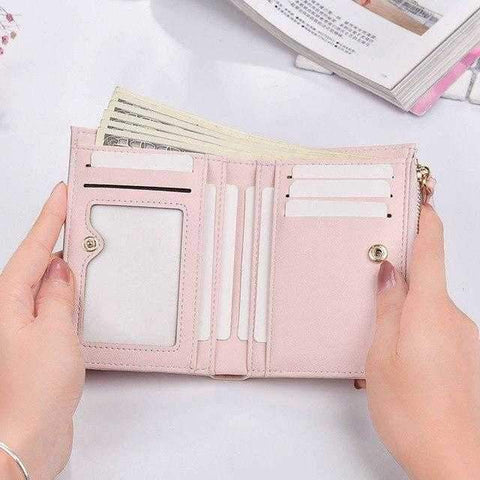 Fashion  Wallet Women pu Leather Wallet Clutch