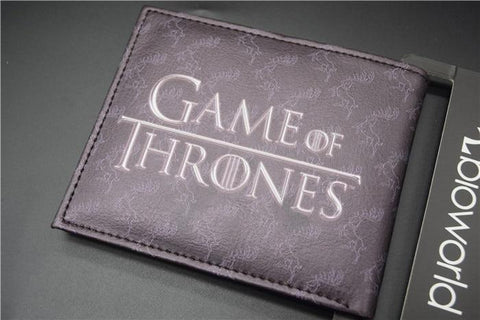 Game of Thrones PU Wallet/Purse Printed w-Symbols of House Arryn/Baratheon/Greyjoy/Lannister/Martell/Tully/Tyrell/Targaryen.