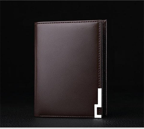 2017 Genuine Leather Men Wallets 14 Business Card Holders Zipper Pocke Purse Carteira POLO218