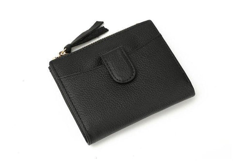 2017 ladies fashion walle women cowhide spli leather clutch small coin purse zipper thin cash pocke card holder wallet