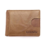 Anti-magnetic Leather Card Holder RFID Mini Wallet