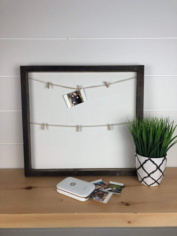 photo holder wood sign | farmhouse picture holder