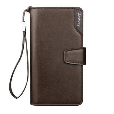 Casual Leather Long Wallet