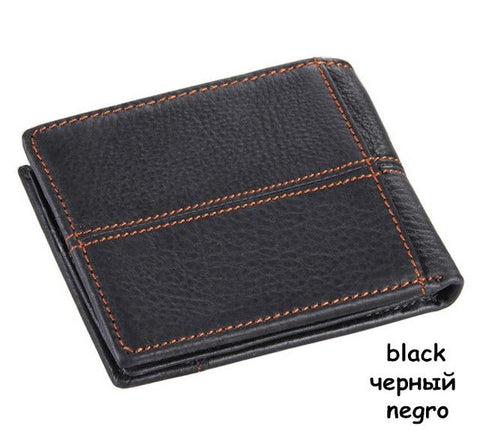 COWATHER 100% top quality cow genuine leather men wallets fashion splice purse dollar price carteira masculina original brand