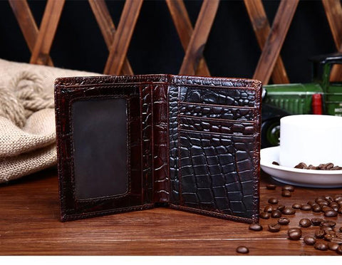 Casual Horn Back Croc Wallet