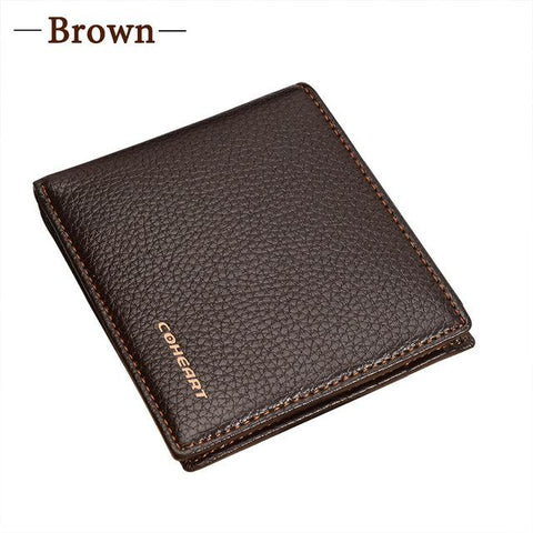 COHEART Wallet Men Leather Purse New Product Promotion !!!  Top Quality Brand Men Wallet Leather Purse Male Practical Wallet  !!