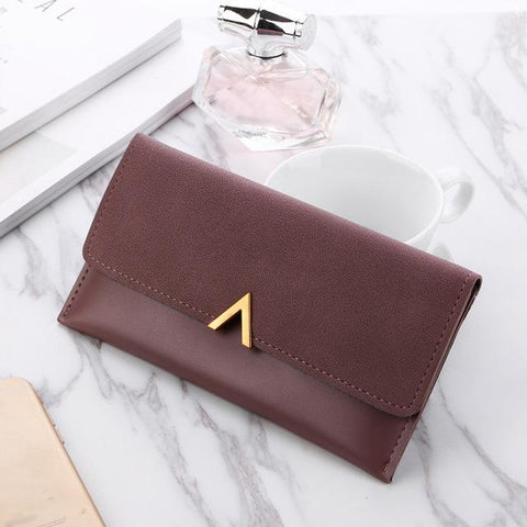 2018 New Female Wallet Leather Women Wallet Change Long Design Hasp Zipper Purses Clutch Money Coin Card Holders Wallet Carteras