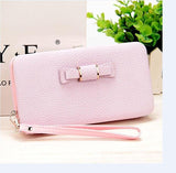 10 colors Purse wallet female famous brand card holders cellphone pocket gifts for women money bag clutch 888