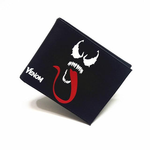 .Cartoon Wallet Credit Card Zipper Bag Short Wallet We Naked Bear Venom God of War Overwatch