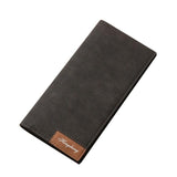 Pu Leather Bifold Business Long Wallet