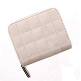 PU Leather Plaid Purse