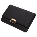 Female Leather Zipper Wallet